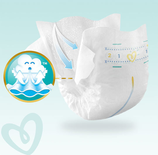 Pampers Tape Diapers Premium Care No. 4 for 9-14kg 52pcs