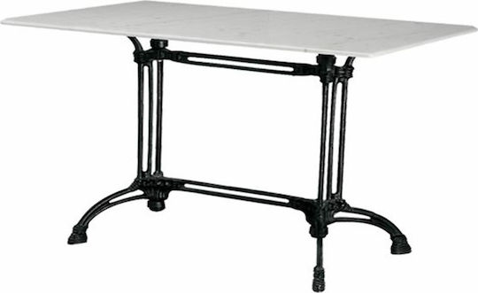 Τραπέζι 110x70x74 Μαύρο/άσπρο Τραπέζι 110x70x74 Μαύρο/άσπρο