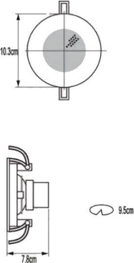 Bosch Ceiling Speaker 3W Piece White