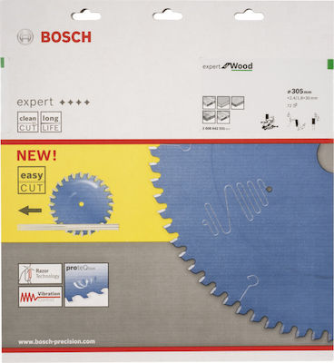 Bosch 2608642531 Schneidscheibe 305mm mit 72 Zähnen 1Stück