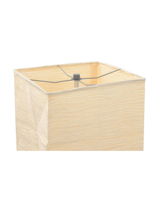 vidaXL Stehleuchte H135xB22cm. mit Fassung für Lampe E14 Weiß