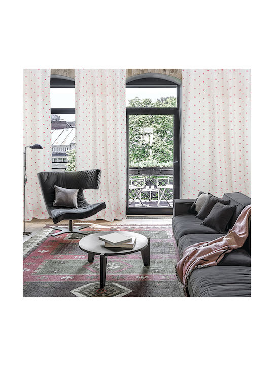 Das Home Vorhang mit Bleistiftfalten 2042 Ecru 140x280cm