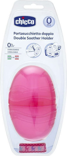 Chicco Pacifier Case Made of Plastic Fuchsia