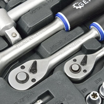 Geko 1/2" / 1/4" / 3/8" 138τμχ
