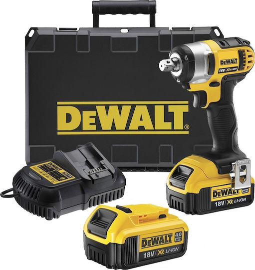 DEWALT DCF880M2 Μπουλονόκλειδο Μπαταρίας 18V 2x4Ah με Υποδοχή 1/2"