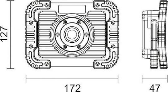 Spot Light Battery Jobsite Light LED IP65