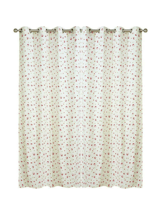 Das Home Curtain with Grommets 2104 Ecru 140x260cm