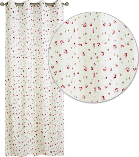 Das Home 2104 Grommet Ecru Curtain 140x260cm