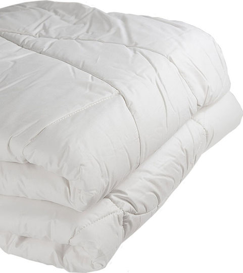 Vesta Home Πάπλωμα Μονό Μάλλινο 160x230εκ. Pindos 350 Λeyko 350 GSM 12.5 togs