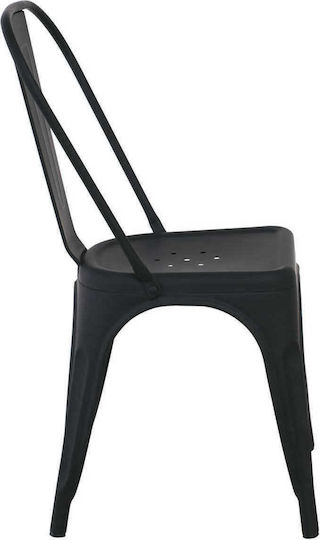 Καρέκλα Relix Black Extra Matte 44x49x85εκ. Καρέκλα Relix Black Extra Matte 44x49x85εκ.