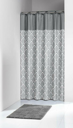 Sealskin Angoli Κουρτίνα Μπάνιου Υφασμάτινη 180x200 cm Γκρι Sealskin Angoli Κουρτίνα Μπάνιου Υφασμάτινη 180x200 cm Γκρι