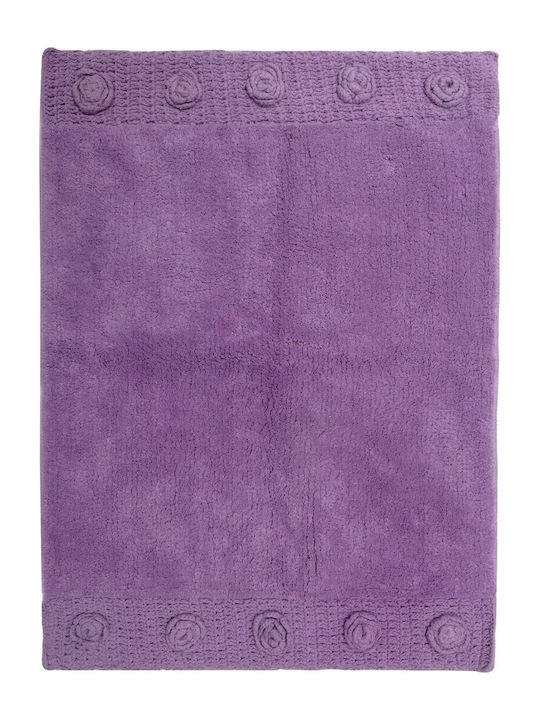 Das Home Bath Mat Cotton 531 420760800531 Lila 60x80cm