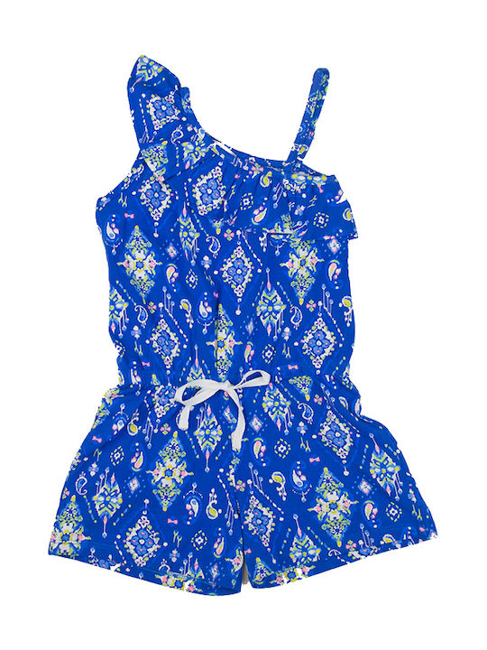 Evita Kids One-piece Fabric Shorts/Bermuda Blue