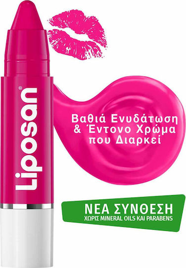Liposan Crayon Lip Balm Hot Pink 3gr