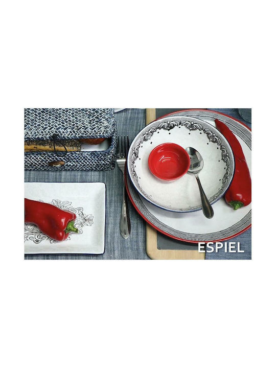 Espiel Porcelain Dip Bowl Κόκκινο with Diameter 6εκ. 1pcs