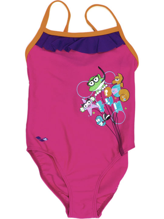 Arena Kids Swimwear One-Piece Fuchsia