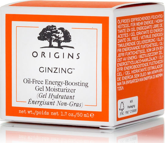 Origins Ginzing 72h Gel Face for Oily Skin 50ml