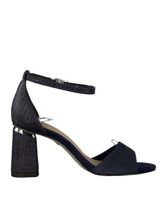 Leder Sandalen Marineblau