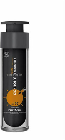 Frezyderm Active Αδιάβροχη Αντηλιακή Κρέμα Προσώπου SPF50 50ml