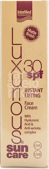 InterMed Luxurious Instant Lifting Αντηλιακή Κρέμα Προσώπου SPF30 50ml