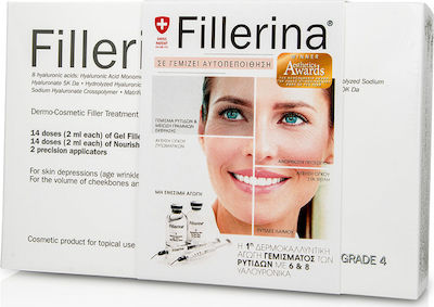 Labo Fillerina Plus Dermo-Cosmetic Filler Treatment Gra Anti-Aging Serum Gesicht mit Hyaluronsäure 2x30ml