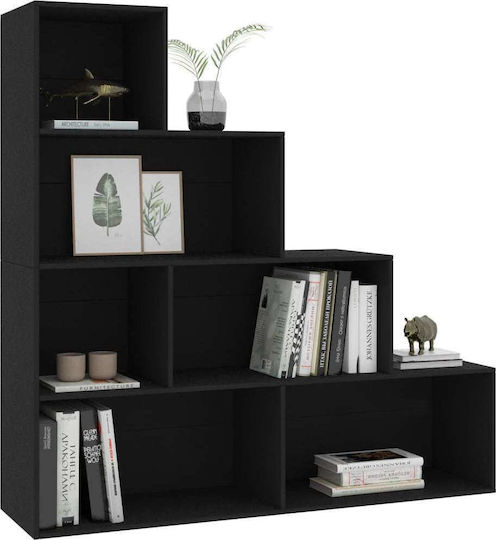 Bibliothek Schwarz 155x24x160cm