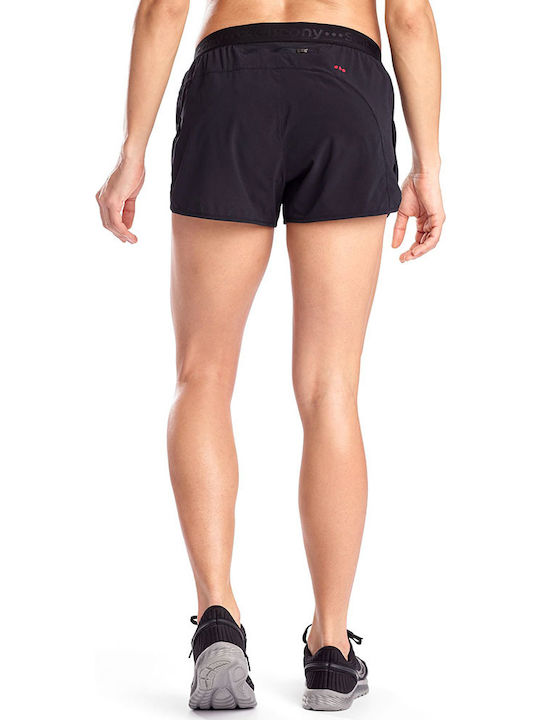 Saucony Split Second 2.5'' Women's Activewear Shorts Black