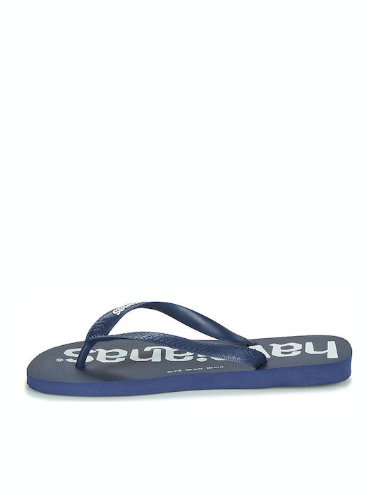 Top Logomania Men's Flip Flops Blue