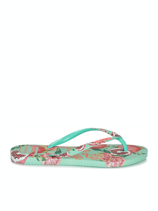 Havaianas Slim Summer Women's Flip Flops Turquoise