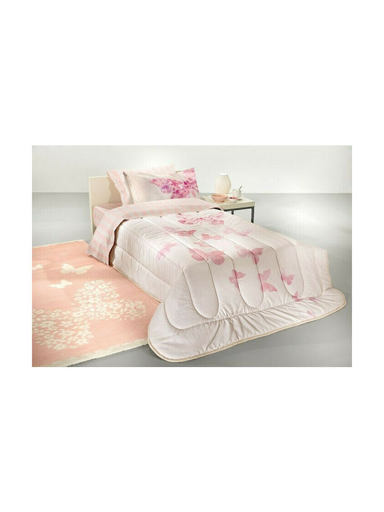 Saint Clair Contessa Kinder Teppich Schmetterlinge Rosa 150x200cm