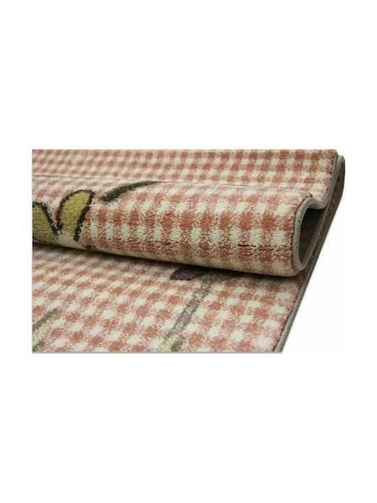 Tzikas Carpets 21902-755 Kinder Teppich Rosa 133x190cm Dicke 13mm