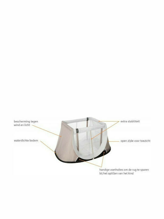 Aeromoov Aeromoov: Instant Travel Cot Playpen 2 Levels with Mattress Beige 130x92cm