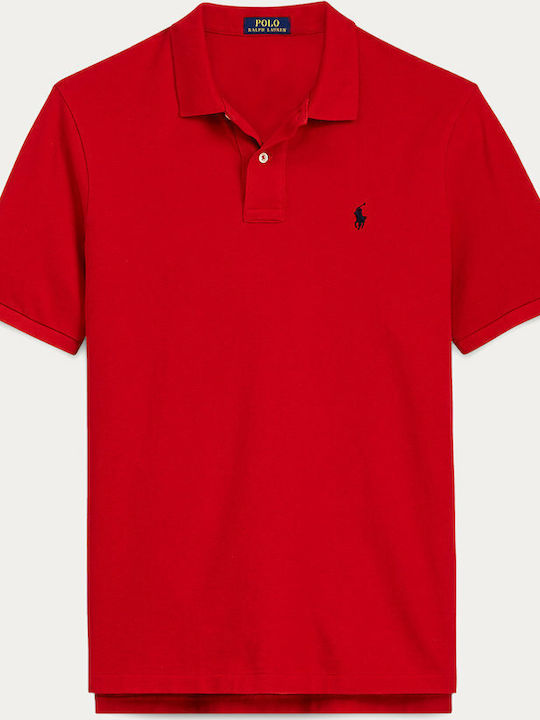 Ralph Lauren Herren Shirt Kurzarm Polo Rot