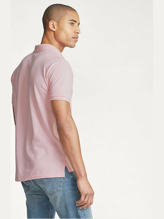 Ralph Lauren Ανδρικό T-shirt Κοντομάνικο Polo Ροζ