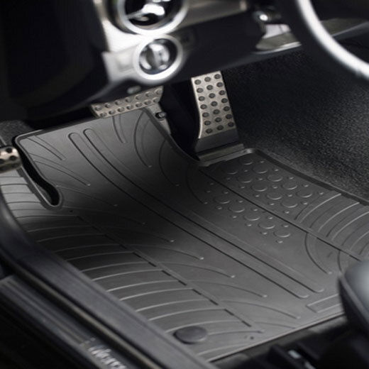 Auto Gs Σετ Μπροστινά και Πίσω Πατάκια 4τμχ για Ford Focus 2005-2009 Μαύρα