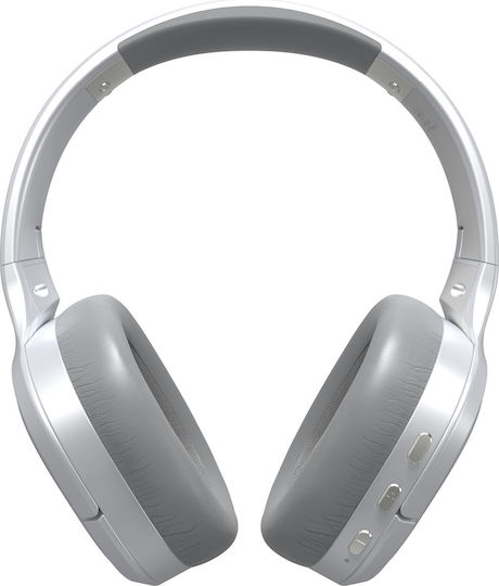 iFrogz Airtime Vibe Bluetooth Wireless Over Ear Headphones with 30 hours of Operation Gray / White