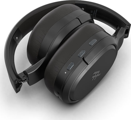 iFrogz Airtime Vibe Kabellose Bluetooth Über Ohr Kopfhörer mit 30 Stunden Betriebszeit Schwarz