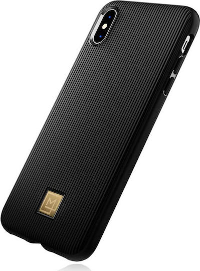 Spigen La Manon Classy Back Cover Plastic Black (iPhone XS Max)