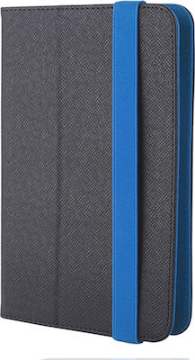 Orbi Flip Cover Synthetic Leather Black Blue (Universal 9-10.1")