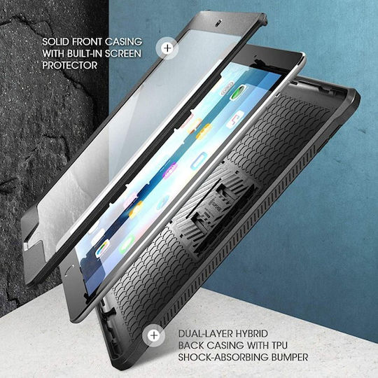 Supcase Unicorn Beetle Pro Back Cover Ανθεκτική Μαύρη (iPad 2019/2020/2021 10.2'')