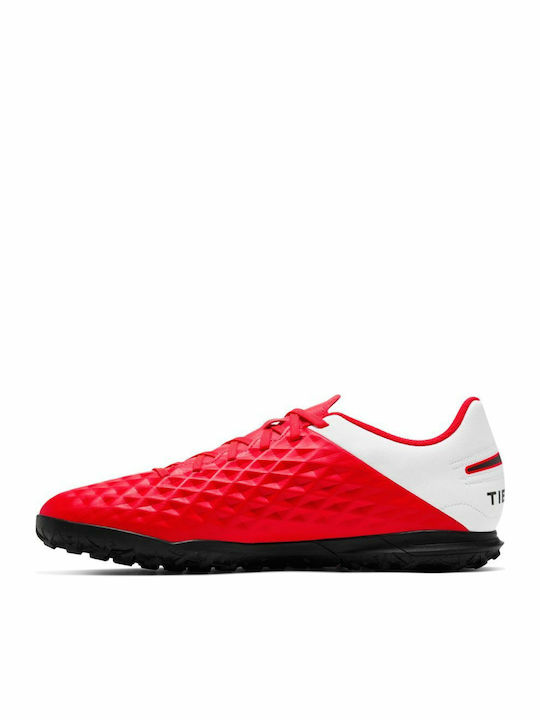 Nike Tiempo Legend 8 Club TF Χαμηλά Ποδοσφαιρικά Παπούτσια με Σχάρα Κόκκινα