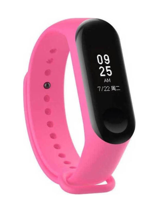 Λουράκι Σιλικόνης με Pin Ροζ (Mi Band 3/Mi Smart Band 4)