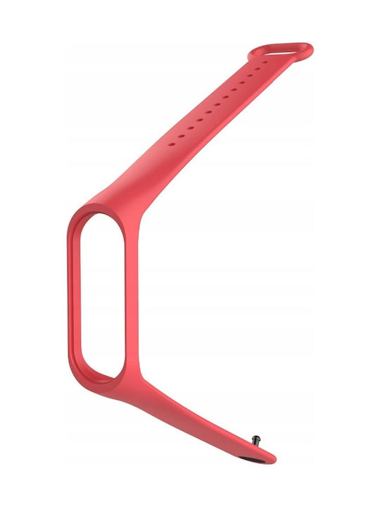 Silicone Bracelet for Xiaomi Mi Band 3 Red Λουράκι Σιλικόνης Κόκκινο (Mi Band 3/Mi Smart Band 4)
