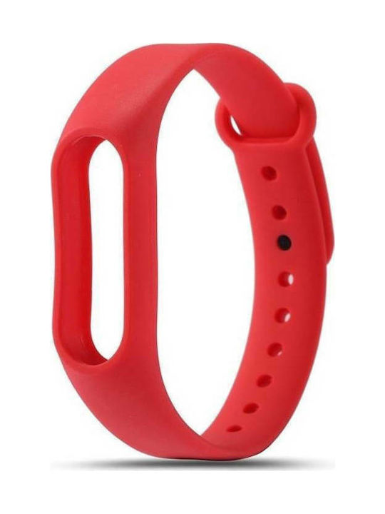 Armband Silikon mit Pin Rot (Mi Band 2) CA1090R