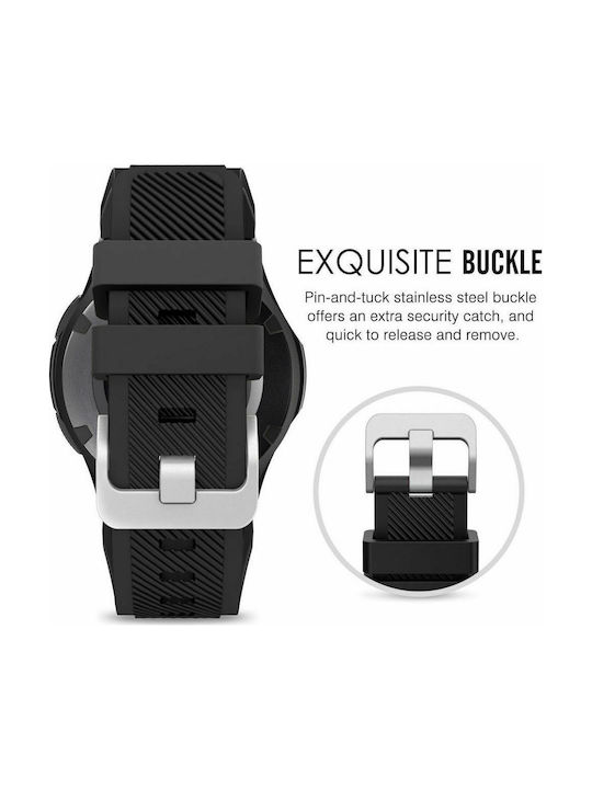 Tech-Protect QuickFit Strap Silicone Black (Huawei Watch 3 / Huawei Watch GT 2 Pro)