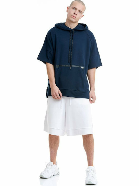 BodyTalk 1201-955025 Men's Sweatshirt with Hood and Pockets Ocean 1201-955025-00423