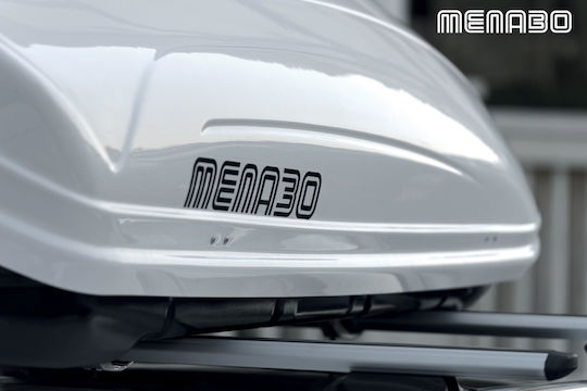 Menabo Mania Dachbox Für Autos 400lt Weiße Glänzende
