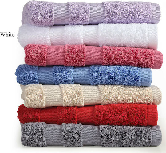 Nef-Nef Homeware Bath Towel Status 70x140cm White Weight 500gr/m²