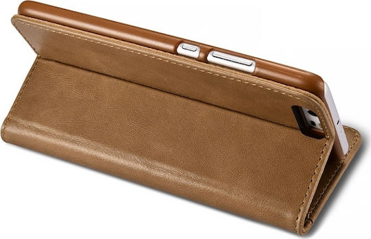 Xoomz Genuine Leather Wallet Piele Maro (Huawei P10)
