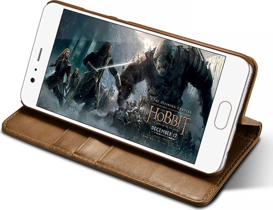 Xoomz Genuine Leather Wallet Piele Maro (Huawei P10)